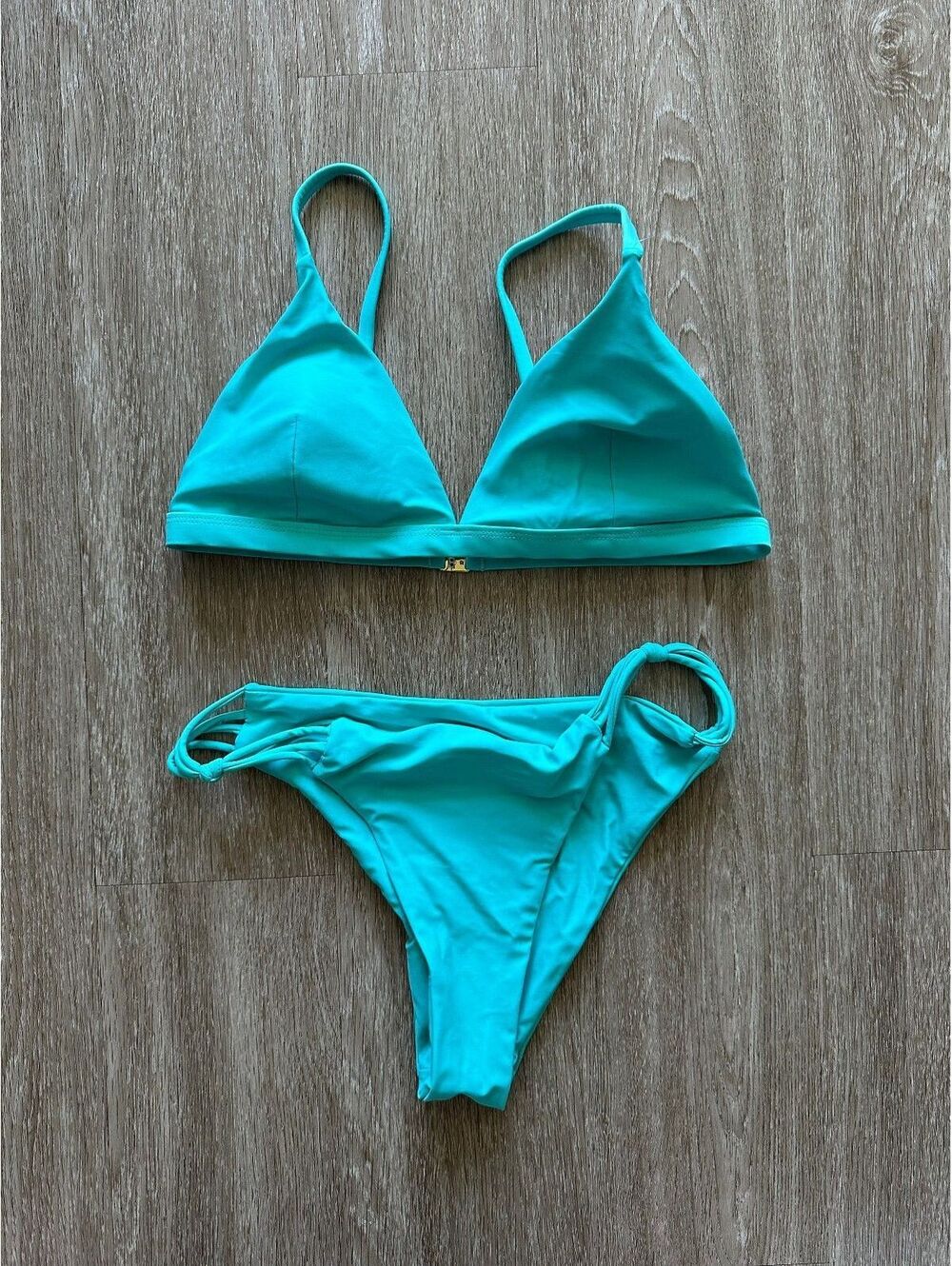 Women's aqua bikini set